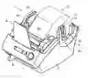 Fig. 01 - Roll sheet holder and tape printer