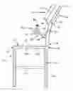 Fig. 01 - Chair providing dynamic thrust to exercise lumbar area of spine