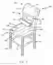 Fig. 02 - Chair providing dynamic thrust to exercise lumbar area of spine
