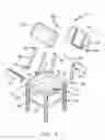 Fig. 04 - Chair providing dynamic thrust to exercise lumbar area of spine