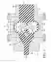 Fig. 02 - Gear pump with gears having curved teeth and method of feeding elastomeric material