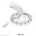 Fig. 18 - Stretchable high-loft flat-tube structure from continuous filaments