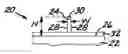 Fig. 01 - Method of fabricating a narrow projection such as a write pole extending from a substrate