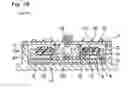 Fig. 09 - Electronic circuit device having circuit board electrically connected to semiconductor element via metallic plate