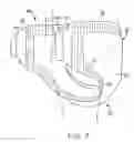 Fig. 03 - Disposable garment having an elastic inner layer with a narrow width in the crotch region