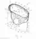 Fig. 03 - Absorbent garment having outer shell and discreet absorbent assembly adapted for positioning therein
