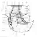 Fig. 01 - Absorbent article with through-slits surrounded by binding areas