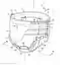Fig. 01 - Disposable wearing article having multilayered core comprising convex gaps and v-shaped cutouts