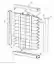 Fig. 01 - Crest supported filter frame assembly and method