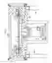 Fig. 08 - Printing device for electronic parts having a roller and a squeegee arrangement