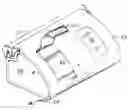 Fig. 01 - Retractable rain cover for a golf cart