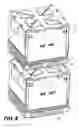 Fig. 10 - Collapsible container having recessed lid locking latches
