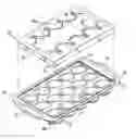 Fig. 01 - Ice cube tray with server cover