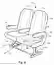 Fig. 07 - Vehicle seating with arcuate motion support