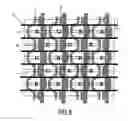 Fig. 11 - Plasma display panel electrode and phosphor structure
