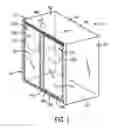 Fig. 02 - Bathing enclosure sliding door panels having complementary visual characteristics