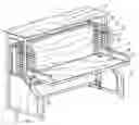 Fig. 01 - Table structure which can be converted into a bed