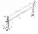 Fig. 01 - Device and bed for turning horizontally lying persons