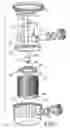 Fig. 02 - Compact water filter for cleaning pool water