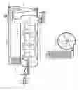 Fig. 02 - Apparatus for drying a particulate product with superheated vapour
