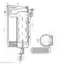 Fig. 03 - Apparatus for drying a particulate product with superheated vapour