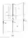 Fig. 06 - Plant and flower wind screen including attached stakes