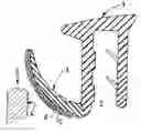 Fig. 01 - Seals comprising at least one flexible lip designed to be in contact with a sliding window of an automobile