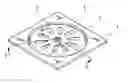 Fig. 01 - Floor drain with membrane strainer