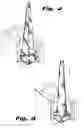 Fig. 04 - Device for directing mortar droppings/debris, protecting a drainage weep device and draining water from a single wythe wall, the single wythe wall provided with the device, and method of draining water from the single wythe wall