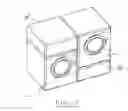 Fig. 20 - Non-aqueous washing machine with modular construction