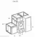 Fig. 26 - Non-aqueous washing machine with modular construction