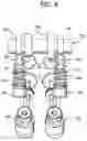 Fig. 07 - Internal combustion engine with a single camshaft which controls exhaust valves mechanically and intake valves through an electronically controlled hydraulic device