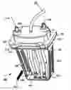 Fig. 01 - Heating flange for preheating air in an intake line of an internal combustion engine