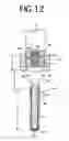 Fig. 12 - Metal bonded drilling and boring tool