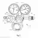 Fig. 03 - Regulator provided with an indicator unit, and kit of parts comprising an indicator unit for the purpose of such a regulator and a gas source