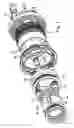 Fig. 02 - Actuating device for transferring a control piston force of an engaging/disengaging device to a double clutch