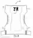 Fig. 19 - INDICIA OF REDUCED DIAPER VIEWABLE THROUGH ENCASEMENT