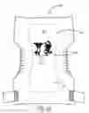 Fig. 24 - INDICIA OF REDUCED DIAPER VIEWABLE THROUGH ENCASEMENT