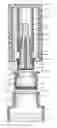 Fig. 01 - Cosmetics dispenser container fitment
