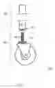 Fig. 07 - Sleeves for use in systems for supporting platform-like objects on casters and posts
