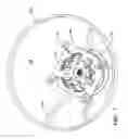 Fig. 06 - Static driver airbag module using steering wheel mounted gears
