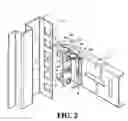 Fig. 03 - Bracket positioning structure for a slide
