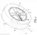 Fig. 02 - Wheel rim device with patterned light capable of automatically generating electric power