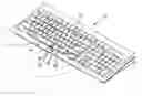 Fig. 01 - Computer keyboard with a pointing device