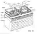 Fig. 11 - Inkjet printer cradle with integrated cartridge engaging mechanism