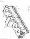 Fig. 56 - Inkjet printer with cartridge cradle having interfaces for refill units