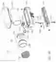 Fig. 102 - Cover assembly for a cradle unit having an ink refilling capabilities