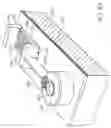 Fig. 46 - Cover assembly for a cradle unit having an ink refilling capabilities