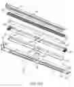 Fig. 57 - Cover assembly for a cradle unit having an ink refilling capabilities