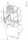 Fig. 96 - Cover assembly for a cradle unit having an ink refilling capabilities